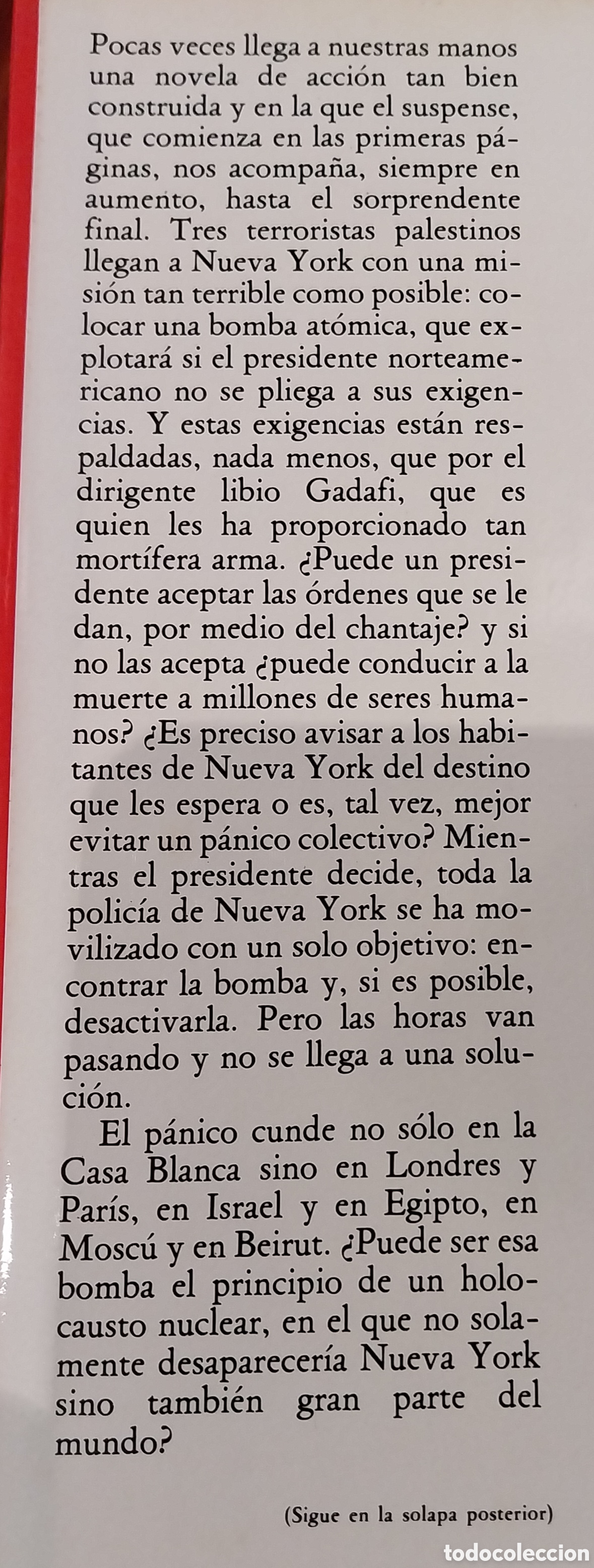 Libros de segunda mano: Novela &rdquo;El Quinto Jinete&rdquo; - Foto 3