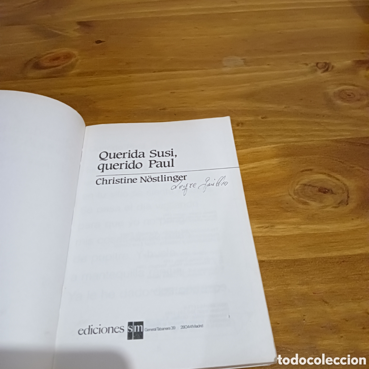 Libros de segunda mano: Querida Susi, querido paul. - Foto 4