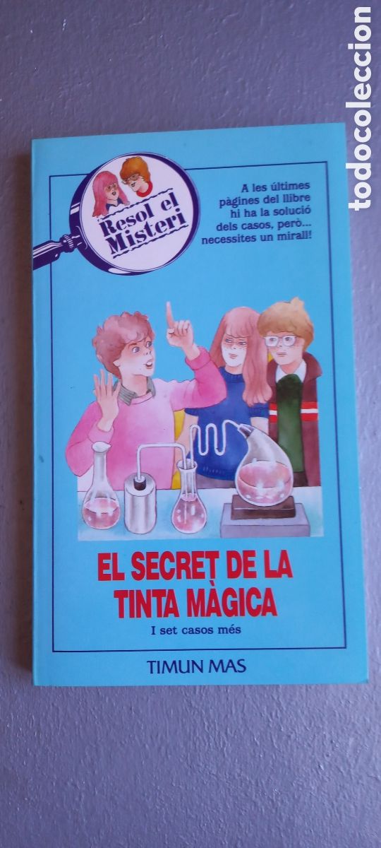 Libros de segunda mano: El secret de la tinta m&agrave;gica I set casos m&eacute;s libro en catal&aacute;n colecci&oacute;n Resol el misteri Timun Mas