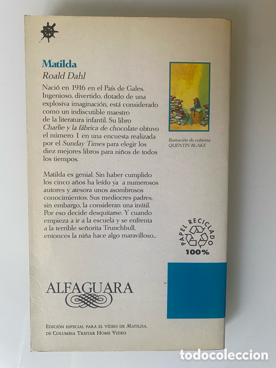 Libros de segunda mano: Matilda - DAHL, Roald - Foto 2