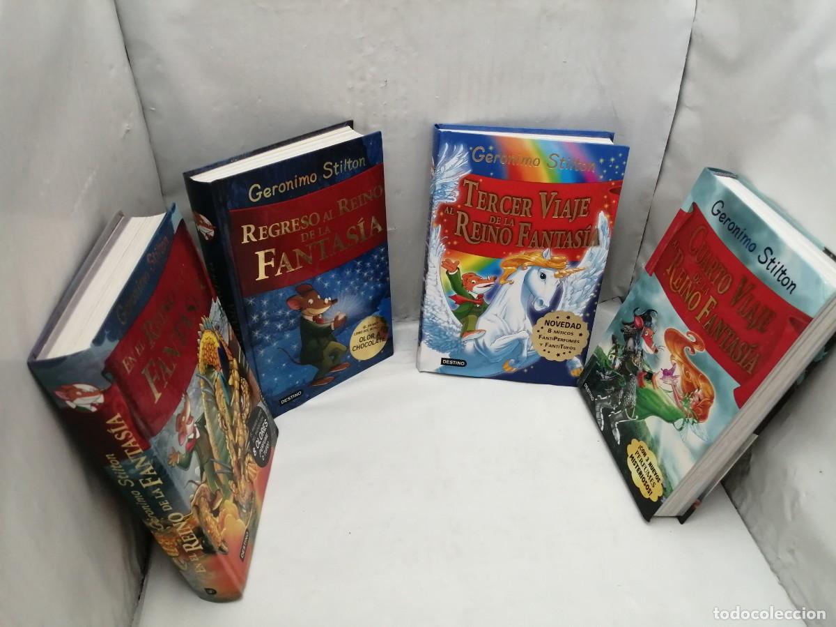 Gebrauchte B&uuml;cher: PACK 4 Primeros Libros Ger&oacute;nimo Stilton (Colecci&oacute;n: El Reino de la Fantas&iacute;a, tapa dura)