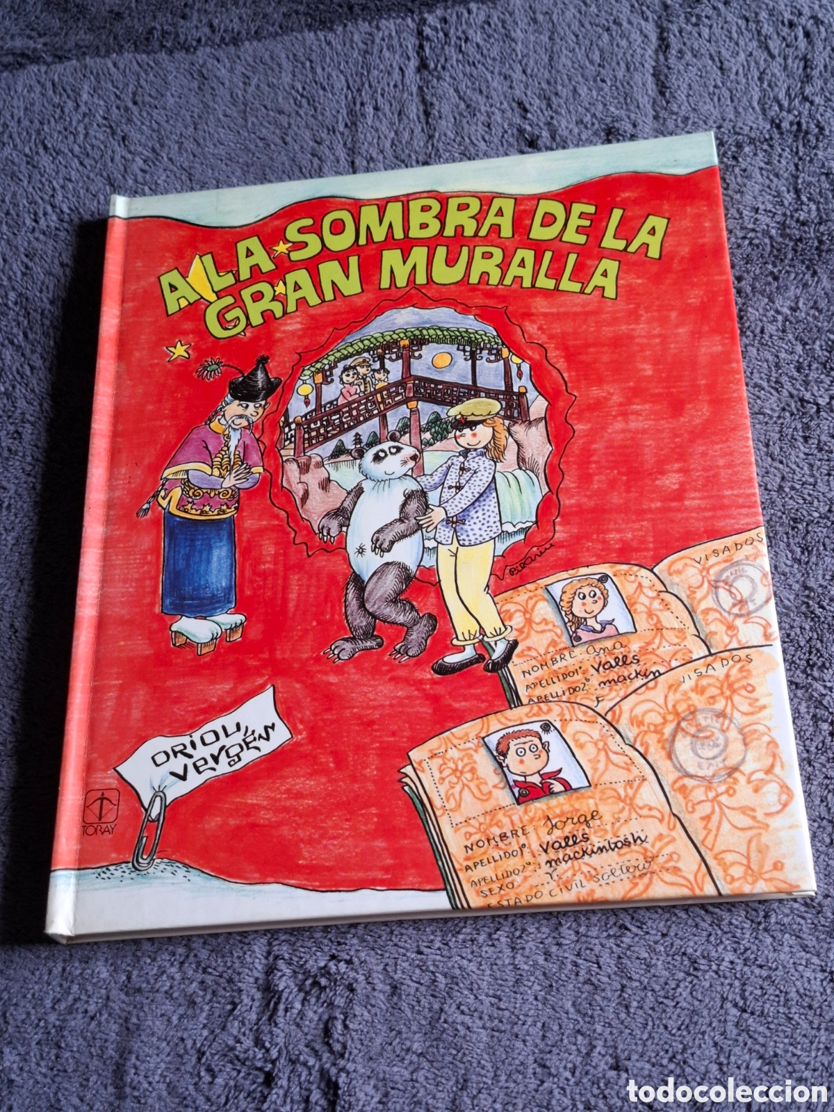 Libros de segunda mano: L25. Club Rodamons Anna & Jordi 4 - A La Sombra De La Gran Muralla, Verg&eacute;s, Pilar&iacute;n, Toray 1985.