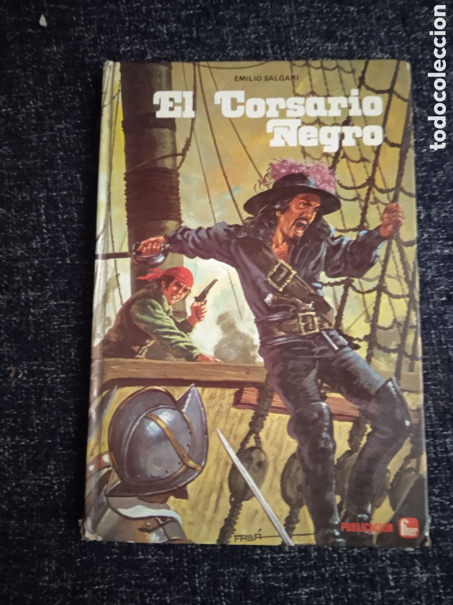 Libros de segunda mano: EL CORSARIO NEGRO / EMILIO SALGARI -ED. FHER