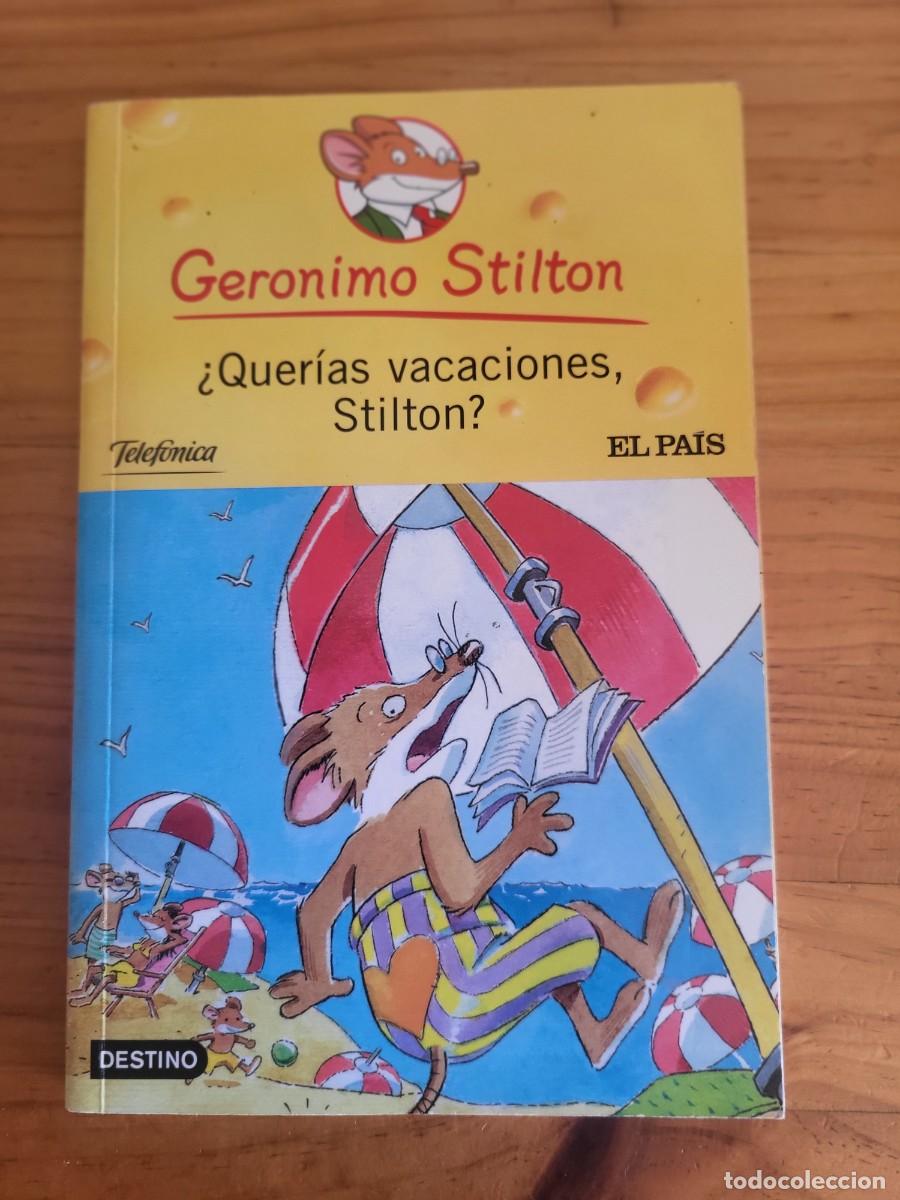 Libros de segunda mano: &iquest;QUER&Iacute;AS VACACIONES STILTON? GERONIMO STILTON - Foto 1