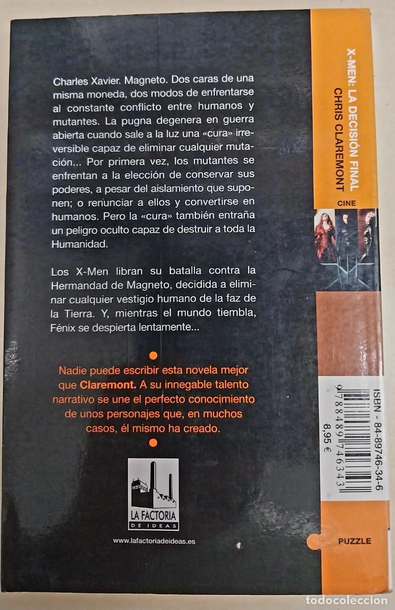 Libros de segunda mano: La decisi&oacute;n final, X-Men III 3 - Foto 2