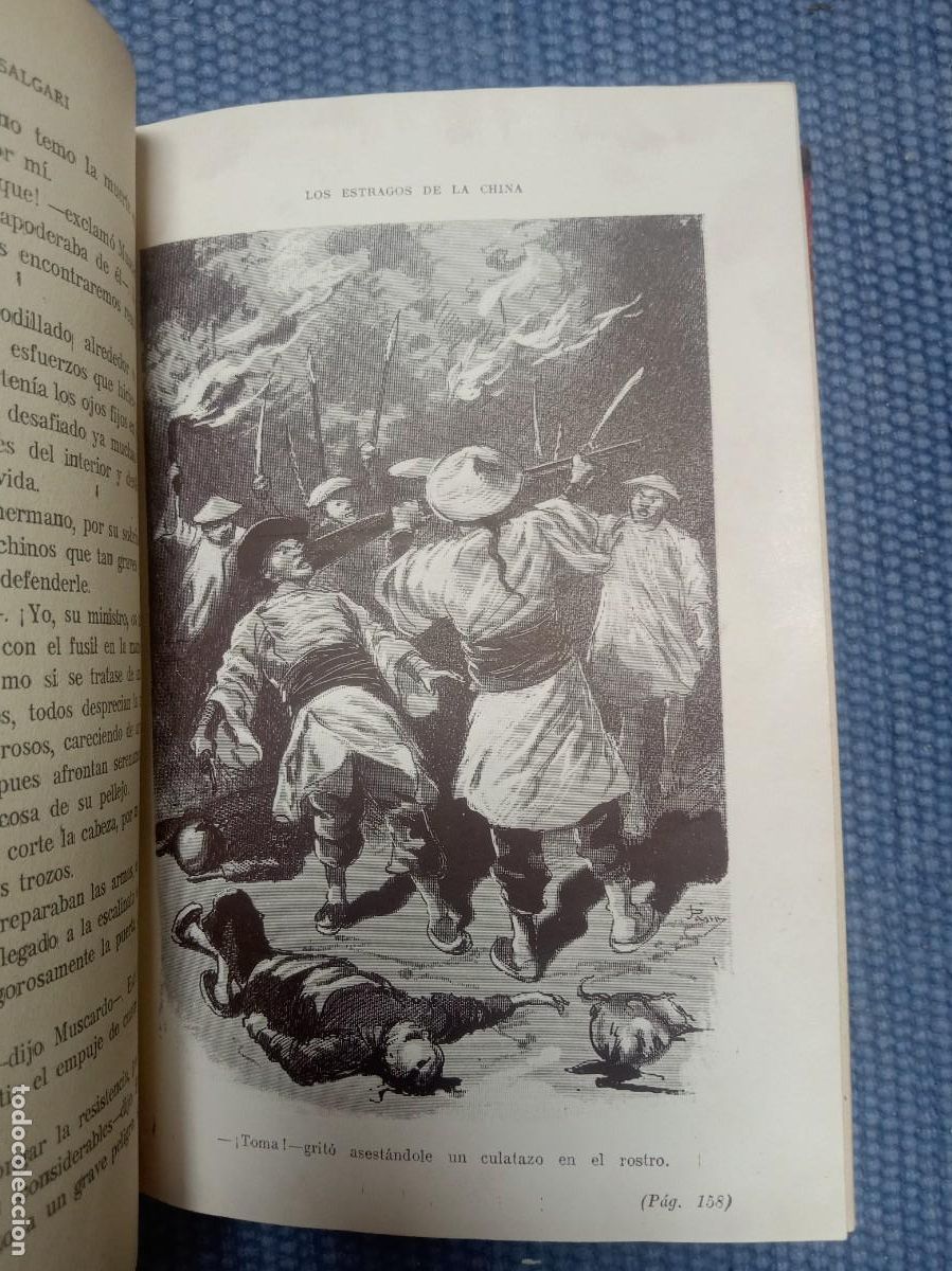 Libros de segunda mano: Salgari, Emilio: Los estragos de la China - Foto 3