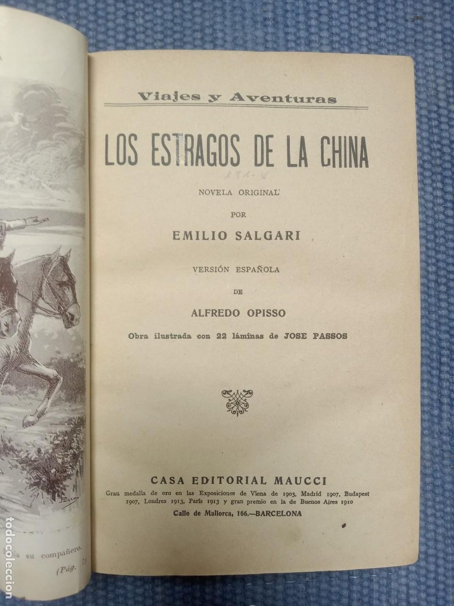 Libros de segunda mano: Salgari, Emilio: Los estragos de la China - Foto 5