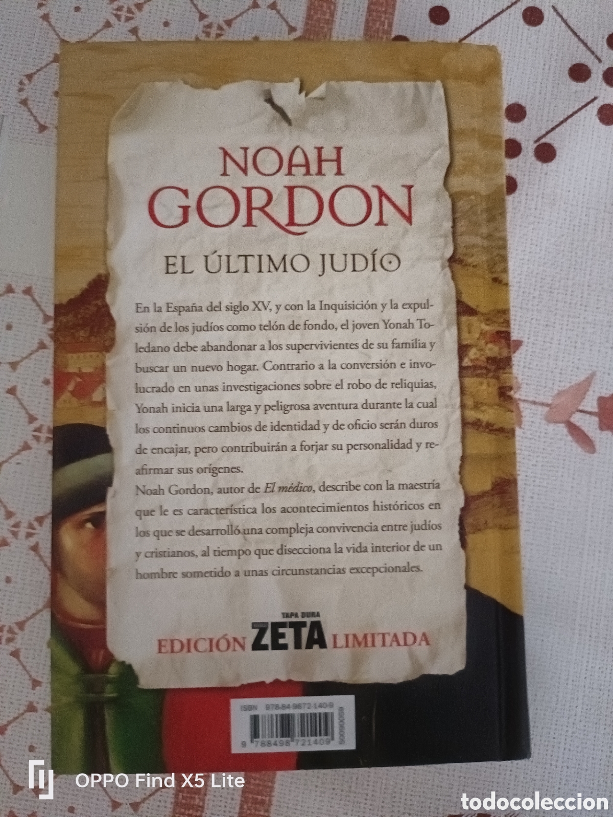Libros de segunda mano: Libro El &Uacute;ltimo Jud&iacute;o -Noah Gordon- Ediciones Z - Foto 2