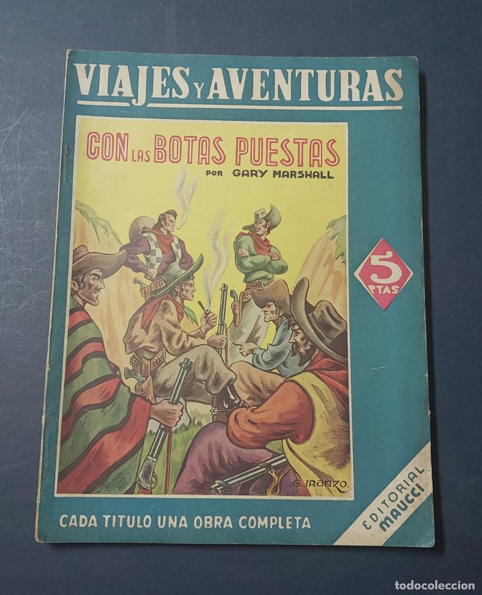 Libri di seconda mano: Con Las Botas Puestas Colecci&oacute;n Viajes y Aventuras Novela Ilustrada Editorial Maucci S/F
