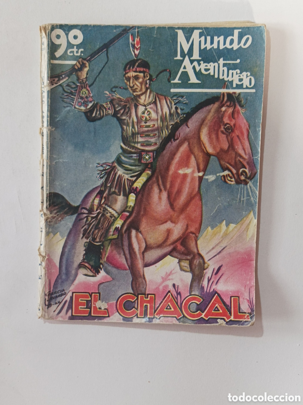 Libros de segunda mano: EL CHACAL. MUNDO AVENTURERO. CISNE. 1935.