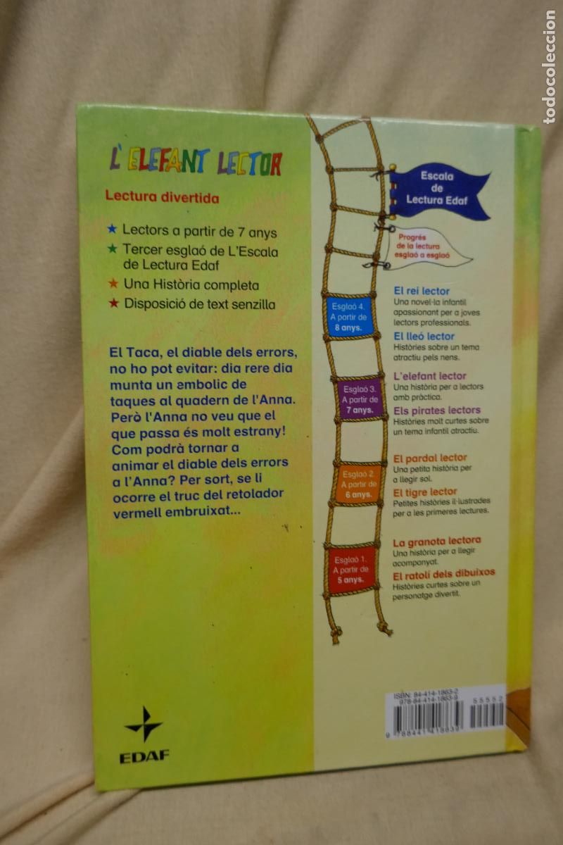 Libros de segunda mano: EL TOCA, EL DIABLE DELS ERRORS - LELEFANT LECTOR - CORNELIA ZIEGLER - Foto 12