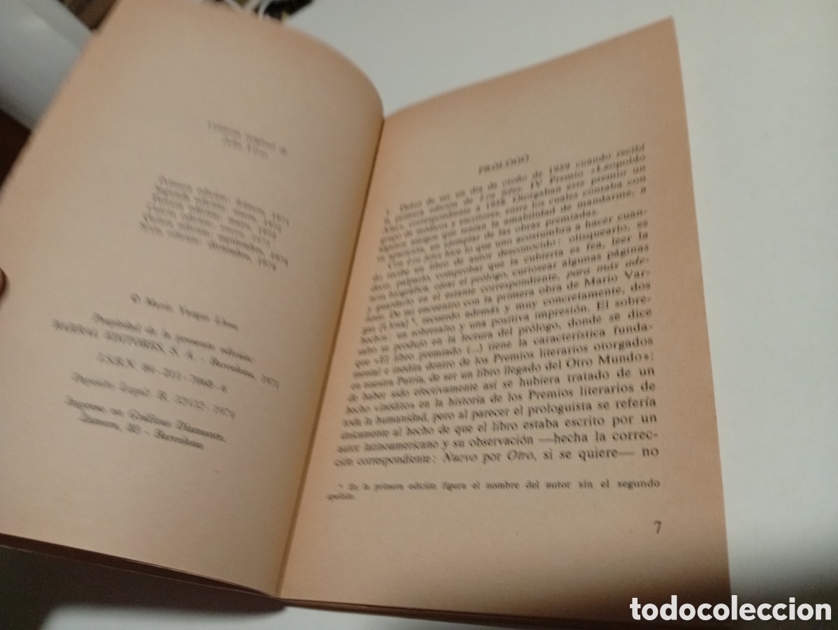 Libros de segunda mano: Libro Los Jefes de Mario Vargas Llosa - Foto 4