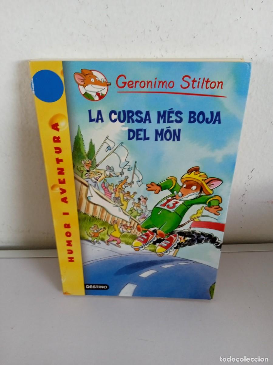 Libros de segunda mano: GERONIMO STILTON La cursa m&eacute;s boja del m&oacute;n - Foto 1