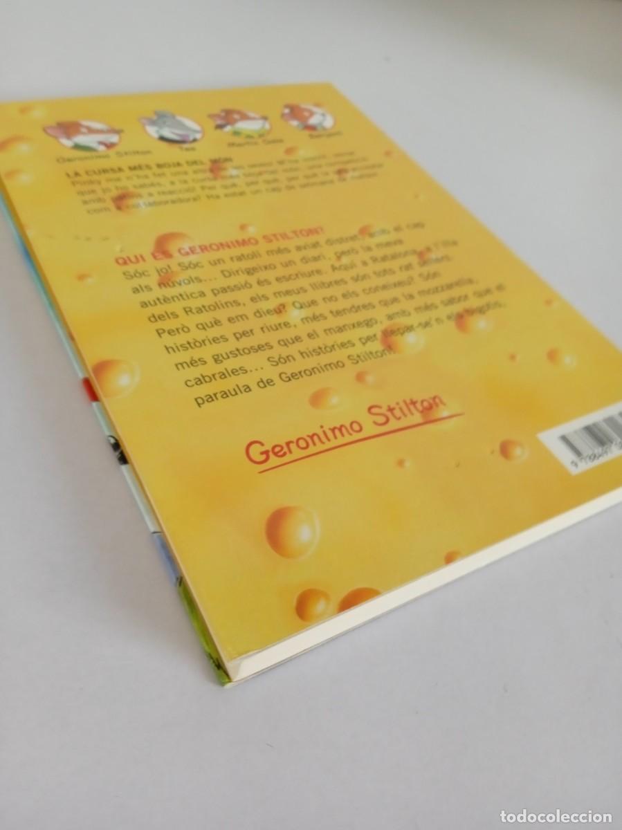 Libros de segunda mano: GERONIMO STILTON La cursa m&eacute;s boja del m&oacute;n - Foto 4