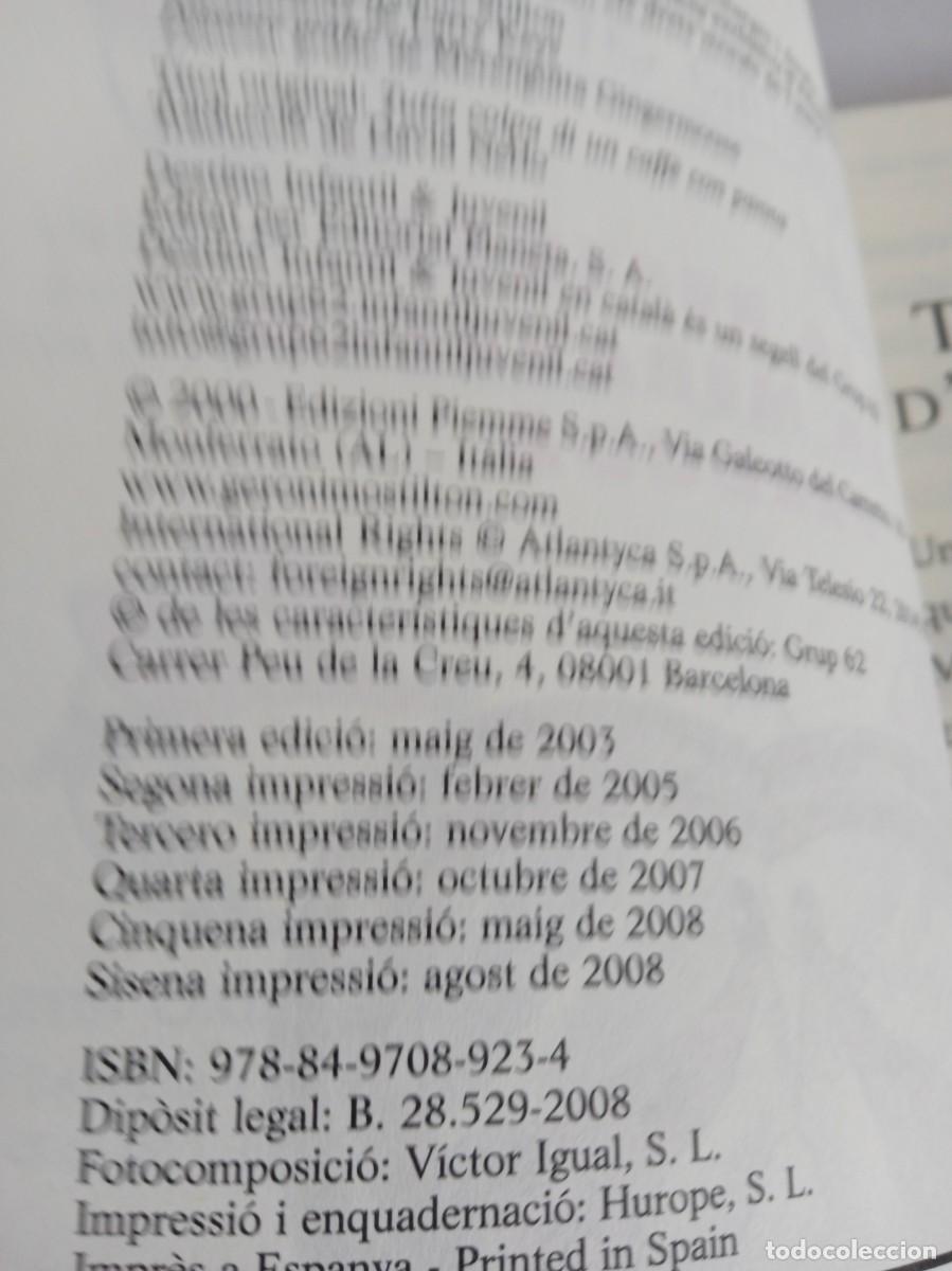 Libros de segunda mano: GERONIMO STILTON A la reserca de la maravella perduda - Foto 6