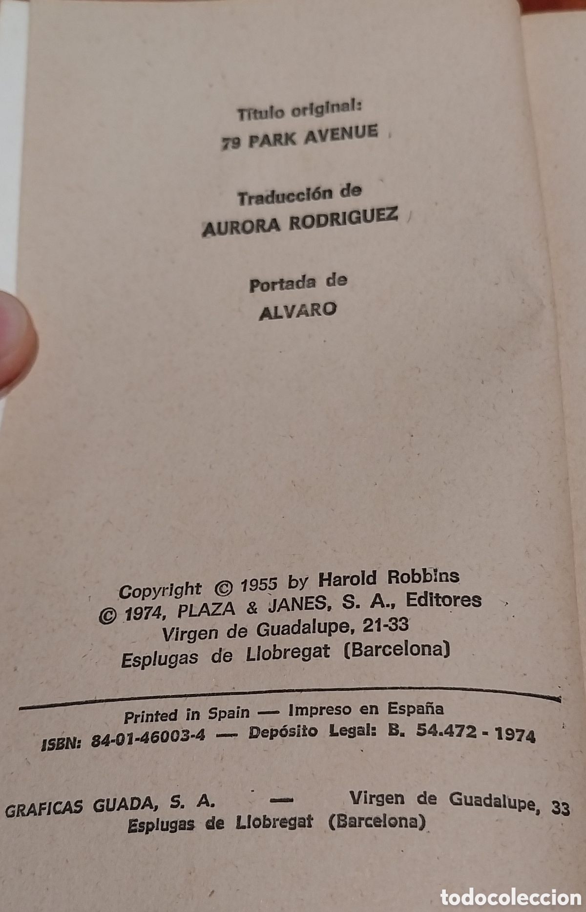 Libros de segunda mano: Novela &rdquo;Avenida del Parque 79&rdquo; - Foto 5