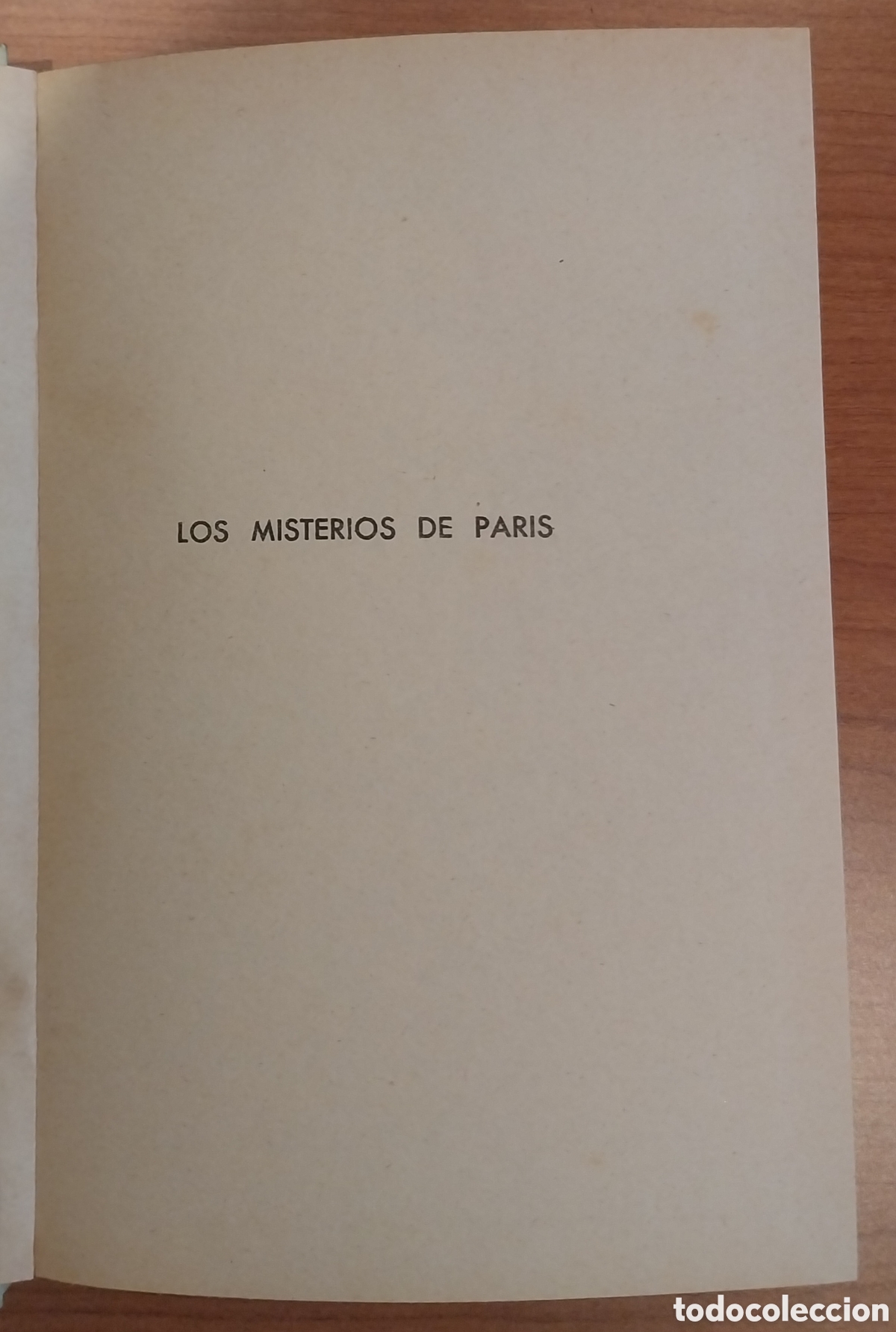 Libros de segunda mano: Novela &rdquo;Los Misterios de Par&iacute;s&rdquo; - Foto 3