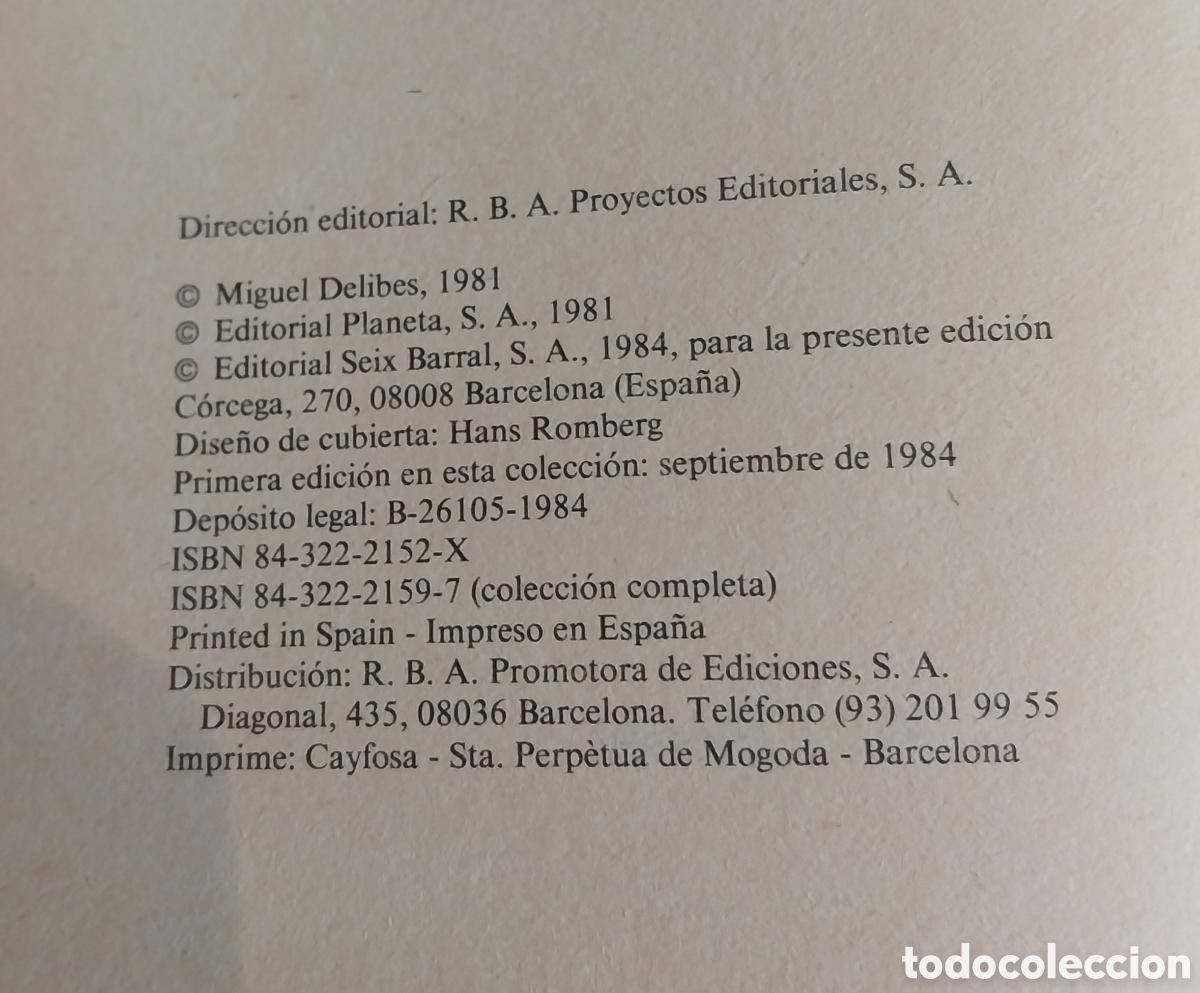 Libros de segunda mano: Novela &rdquo;Los Santos Inocentes&rdquo; - Foto 5