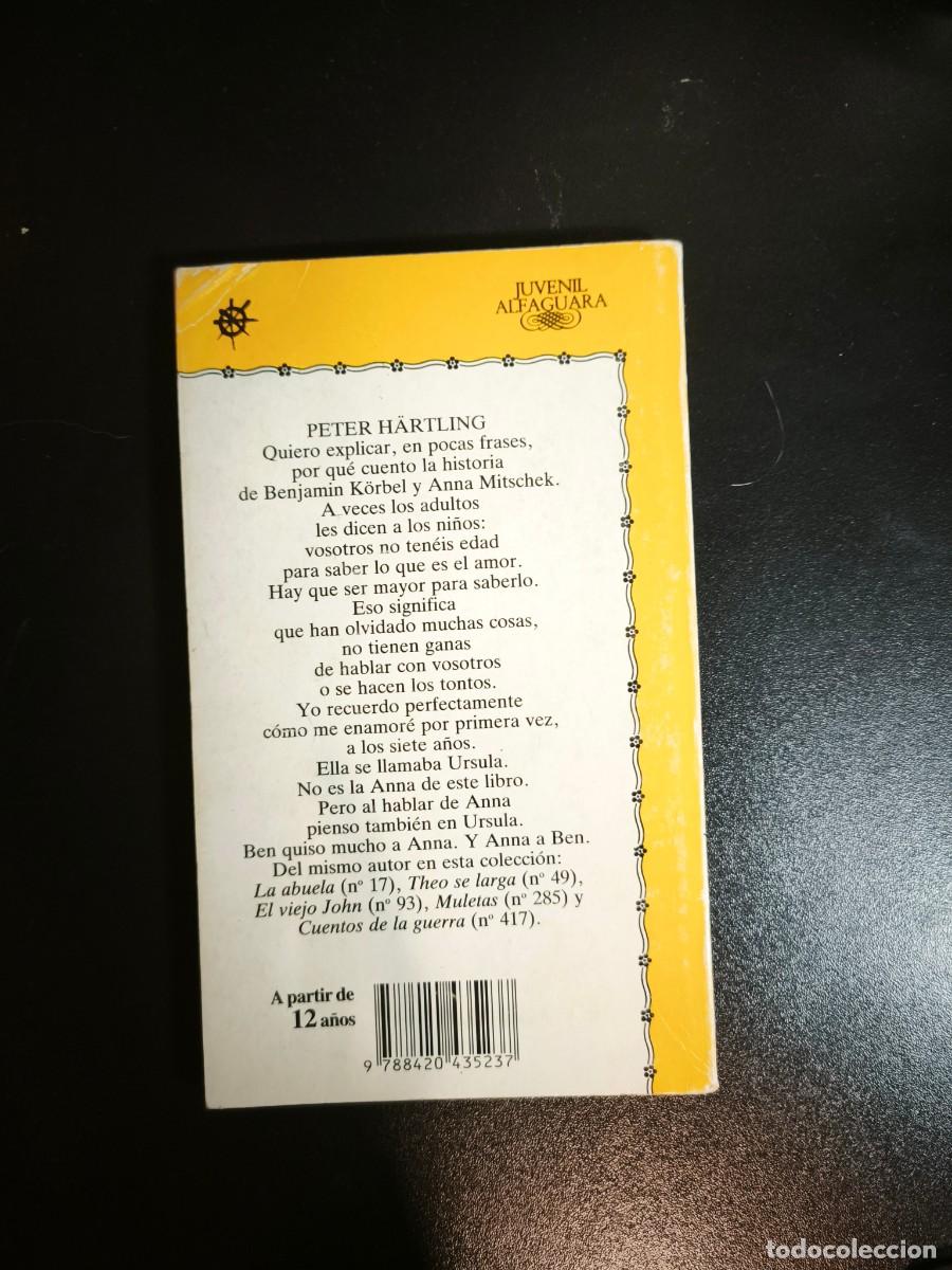 Libros de segunda mano: Ben quiere a Anna - Peter H&auml;rtling - Foto 2