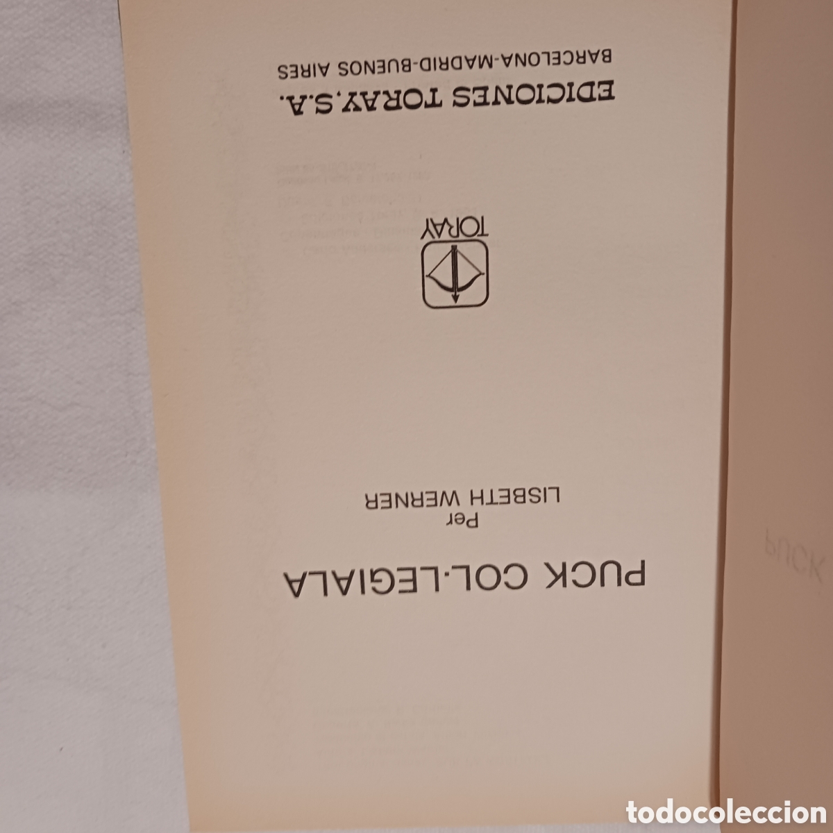 Libros de segunda mano: Puck Col.legiala de Lisbeth Werner - Foto 3