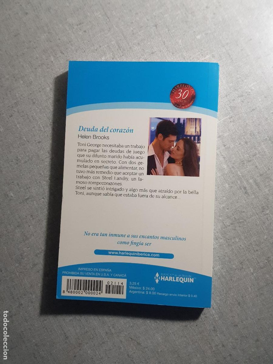Libros de segunda mano: NOVELA ROMANTICA-DEUDA DEL CORAZON - Foto 2