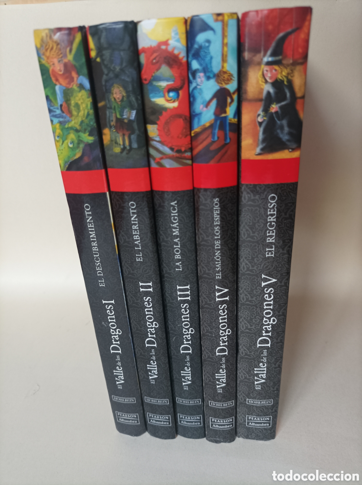 Libri di seconda mano: EL VALLE DE LOS DRAGONES / Heike y Wolfgang Hohlbein. Libros 1, 2, 3, 4 y 5