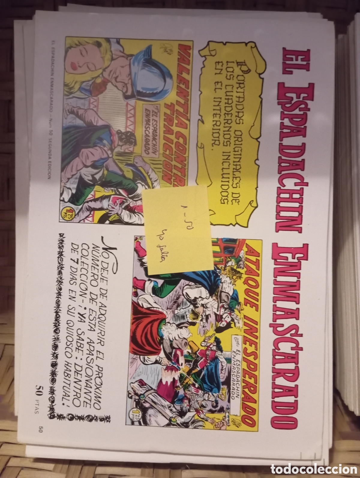Libros de segunda mano: El espadachin enmascarado - Foto 1