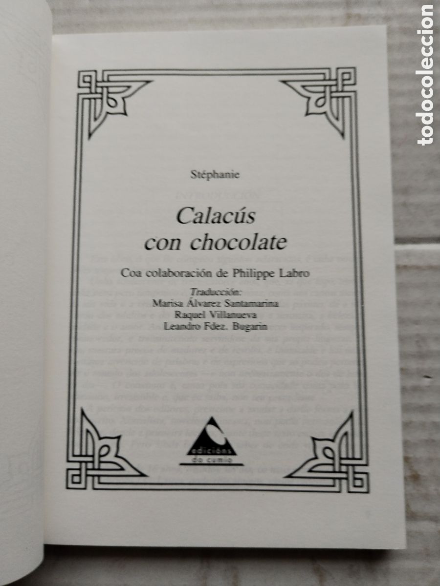 Libros de segunda mano: CALACUS CON CHOCOLATE/STEPHANIE - Foto 2