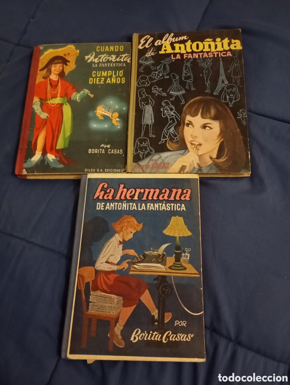 Livros em segunda m&atilde;o: ANTO&Ntilde;ITA LA FANT&Aacute;STICA - LOTE DE 3 T&Iacute;TULOS ORIGINALES - BORITA CASAS