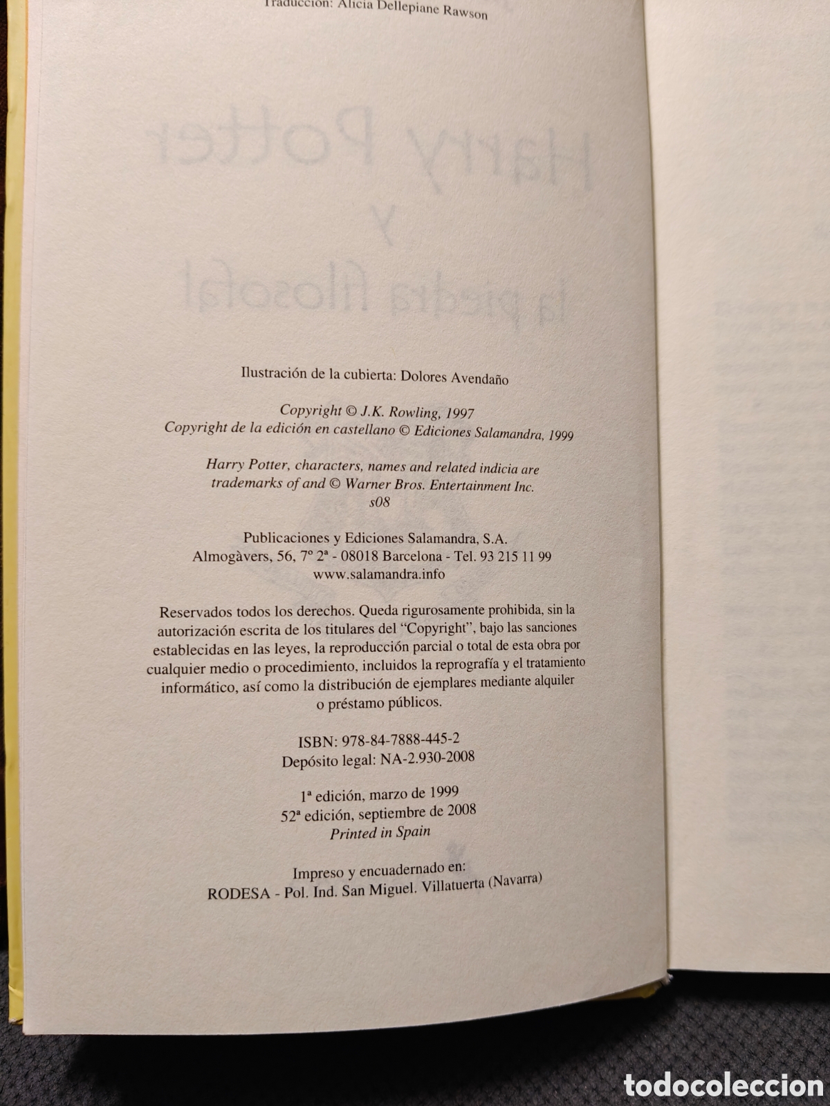 Libros de segunda mano: Harry Potter, Editorial Salamandra - Foto 3