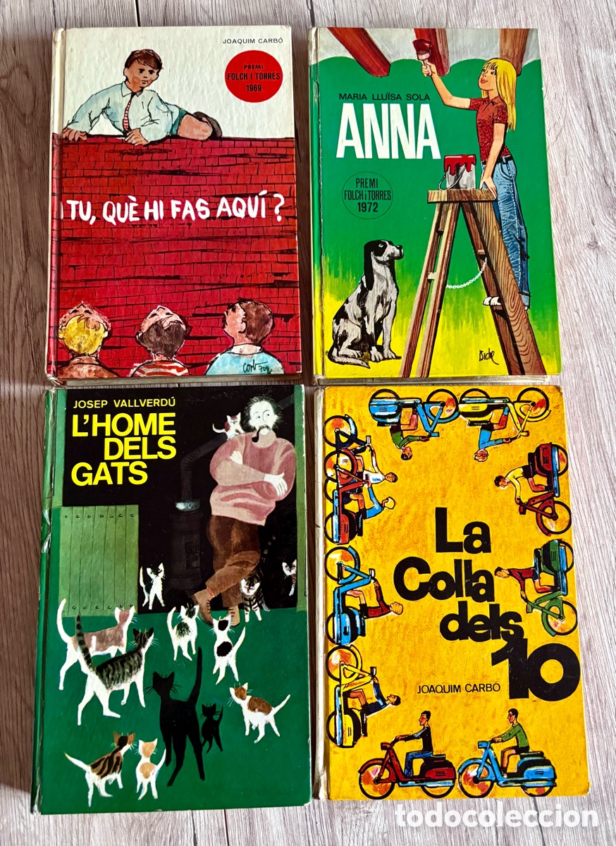 Libros de segunda mano: Lote 4 libros colecci&oacute;n Els Grumets de La Galera &middot; catal&aacute;n, a&ntilde;os 70 &middot; Premiados