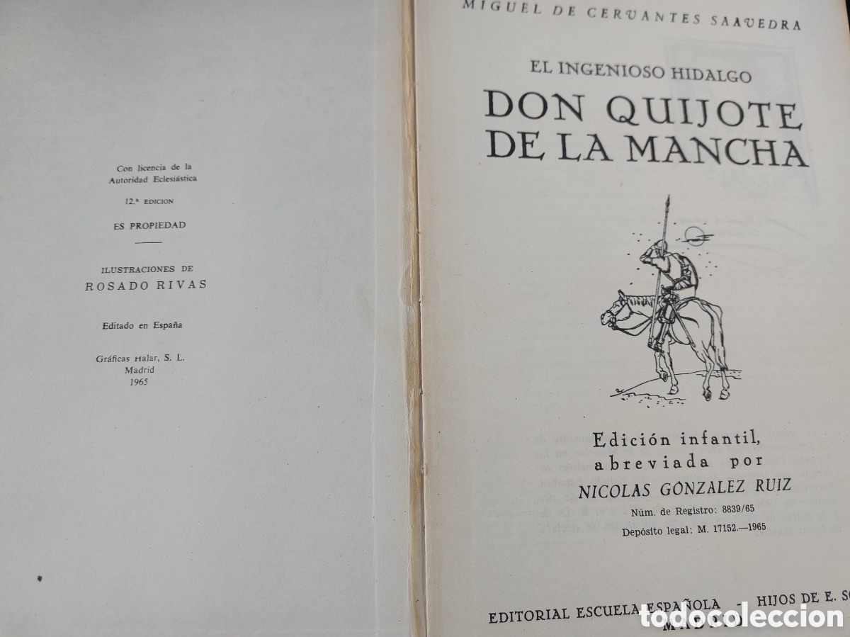 Libros de segunda mano: Don Quijote de la Mancha - Foto 2