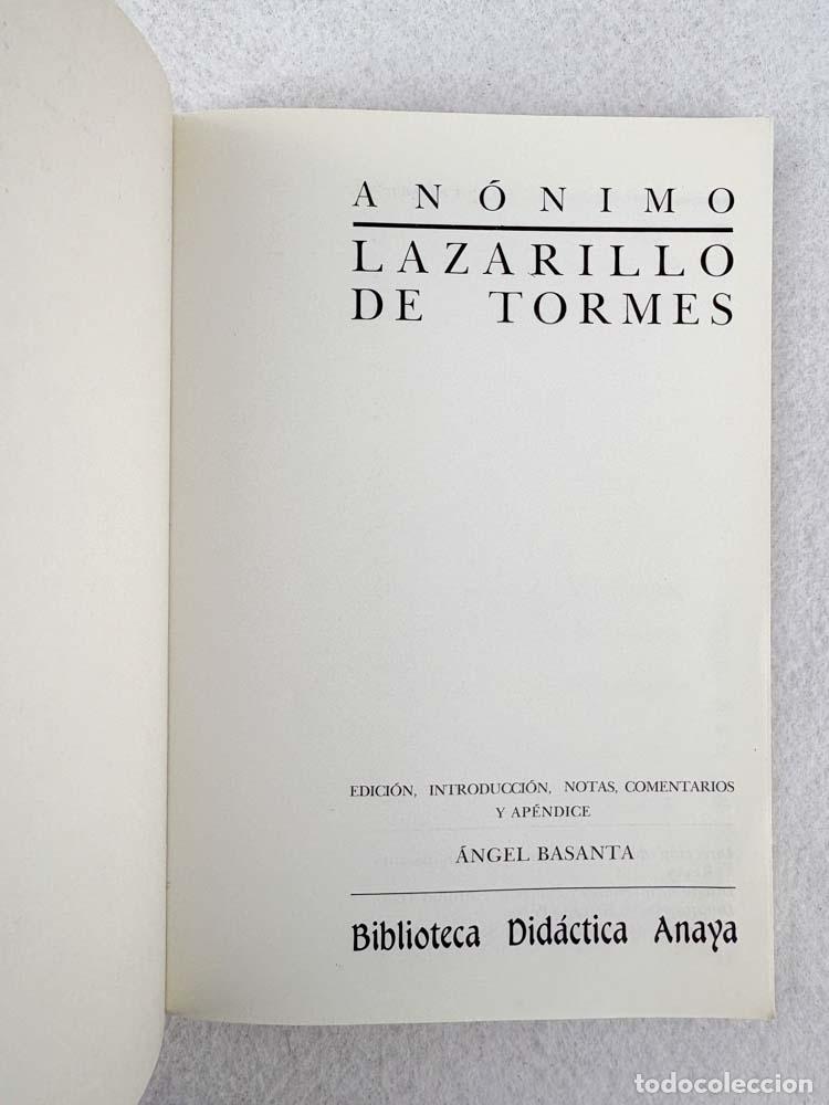 Libros de segunda mano: Lazarillo de Tormes - An&oacute;nimo - Foto 3