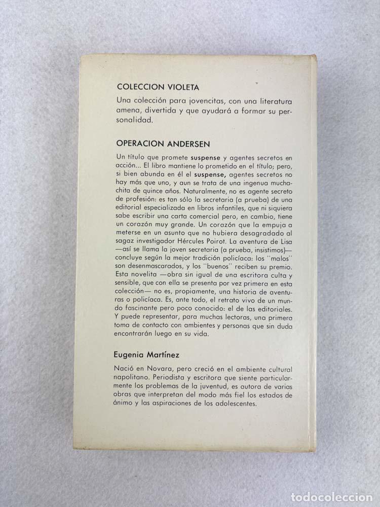 Libros de segunda mano: Operaci&oacute;n Andersen - Eugenia Mart&iacute;nez - Foto 2