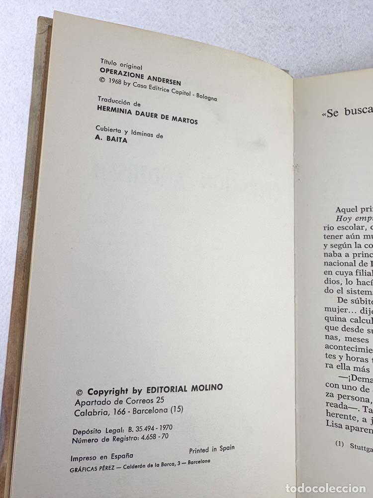 Libros de segunda mano: Operaci&oacute;n Andersen - Eugenia Mart&iacute;nez - Foto 4