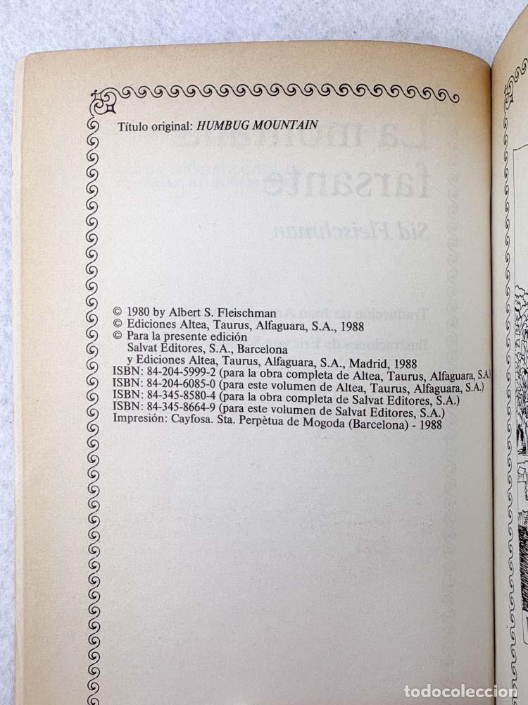 Libros de segunda mano: La monta&ntilde;a farsante - Sid Fleischman - Foto 3