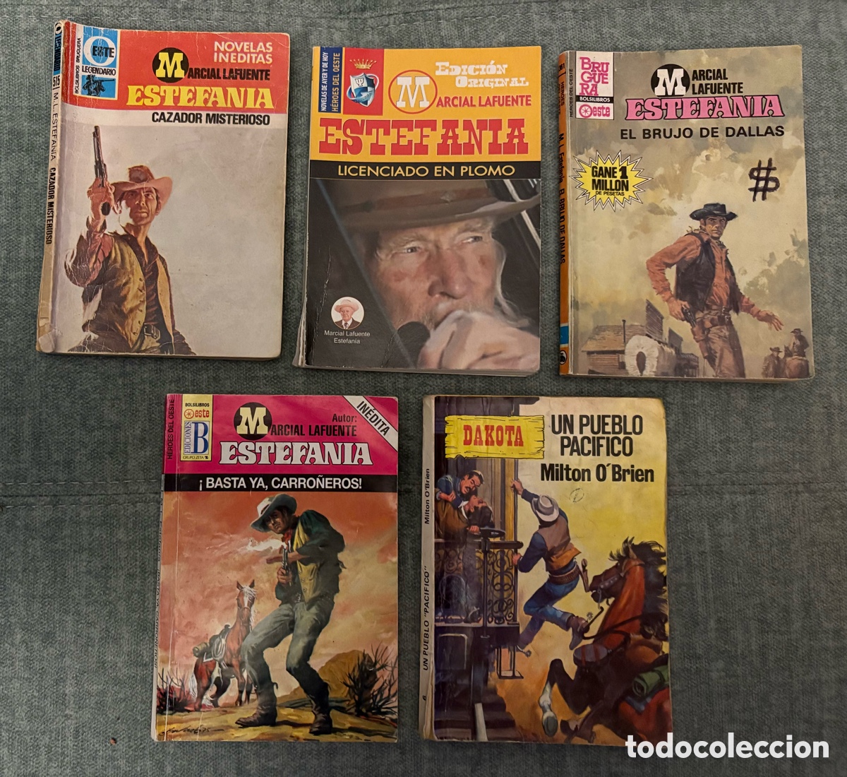 Gebrauchte B&uuml;cher: (L458)-LOTE DE 5 NOVELAS DEL OESTE.