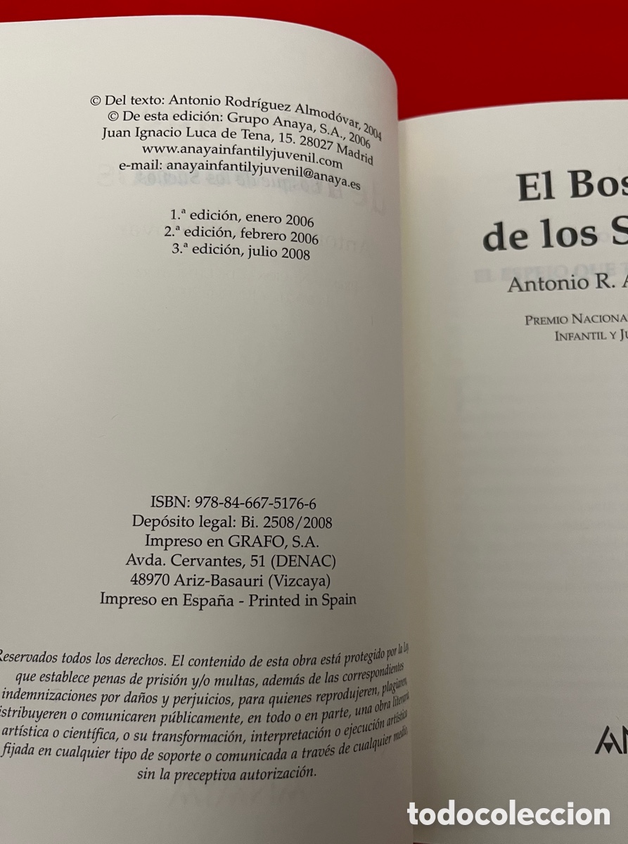 Libros de segunda mano: Libro El bosque de los sue&ntilde;os - Antonio R Almod&oacute;var - Foto 4