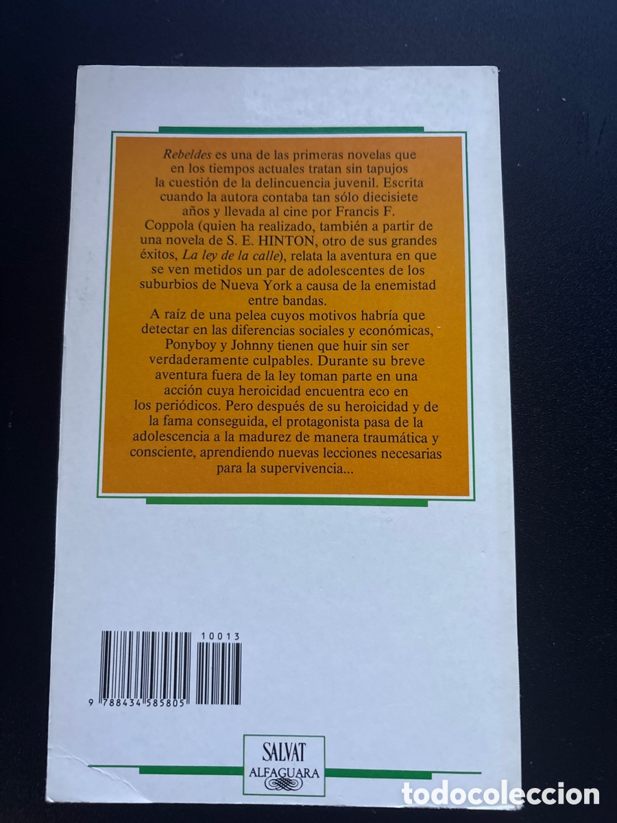 Libros de segunda mano: Rebeldes- S.E Hinton - Foto 2