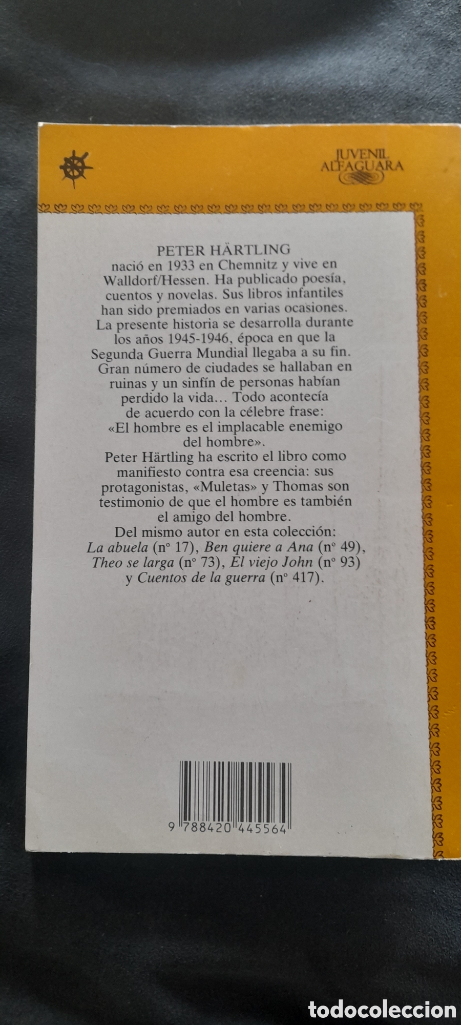 Libros de segunda mano: Muletas. Peter Hartling - Foto 2