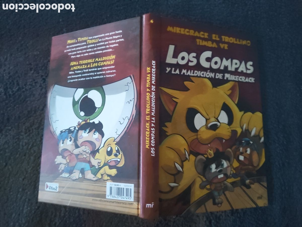 Libros de segunda mano: Los Compas y la Maldici&oacute;n de Minecrack. Ediciones Mart&iacute;nez Roca - Foto 3