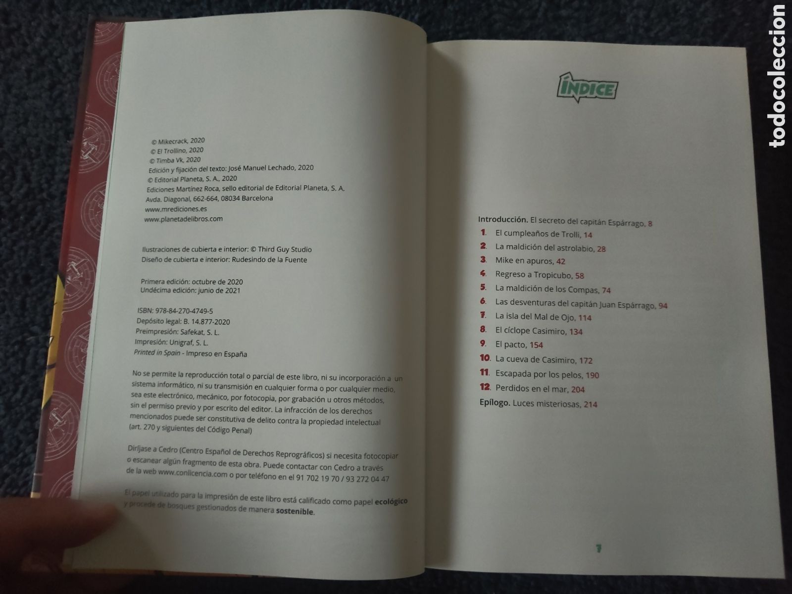 Libros de segunda mano: Los Compas y la Maldici&oacute;n de Minecrack. Ediciones Mart&iacute;nez Roca - Foto 6