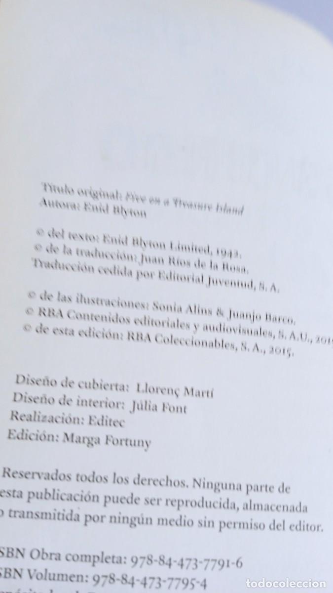 Libros de segunda mano: ENID BLYTON Los cinco y el tesoro de la isla - Foto 5