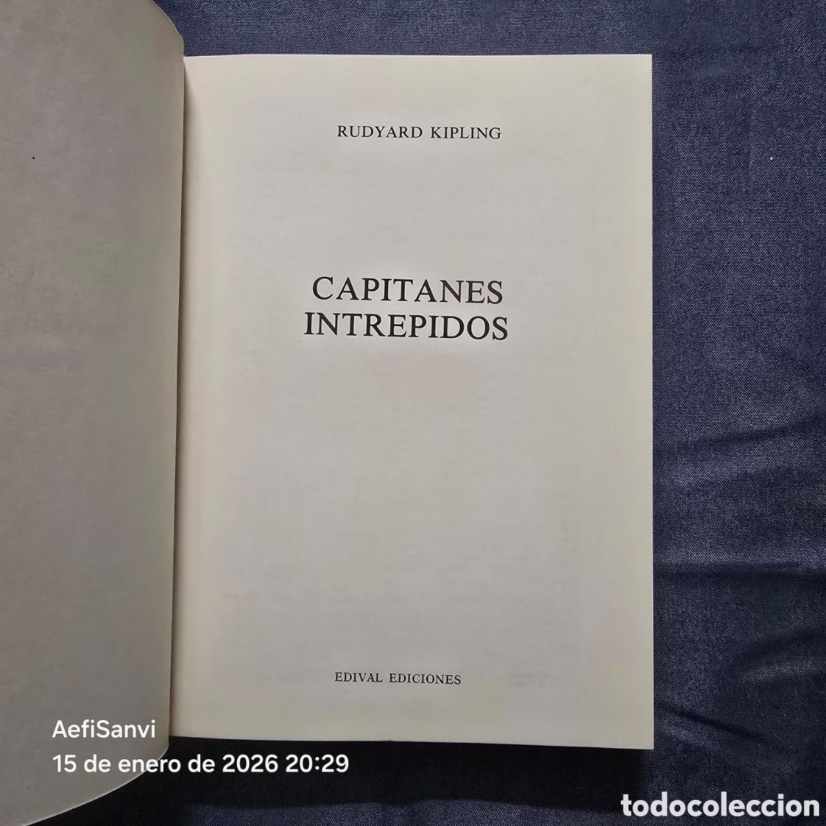 Libros de segunda mano: CAPITANES INTREPIDOS (RUDYARD KIPLING) (EDIVAL) - Foto 2