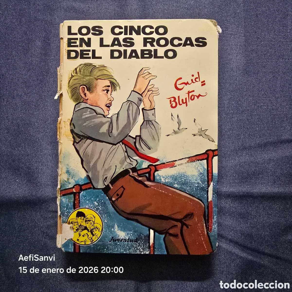 Libros de segunda mano: LOS CINCO 43: LOS CINCO EN LAS ROCAS DEL DIABLO (ENID BLYTON) (JUVENTUD)