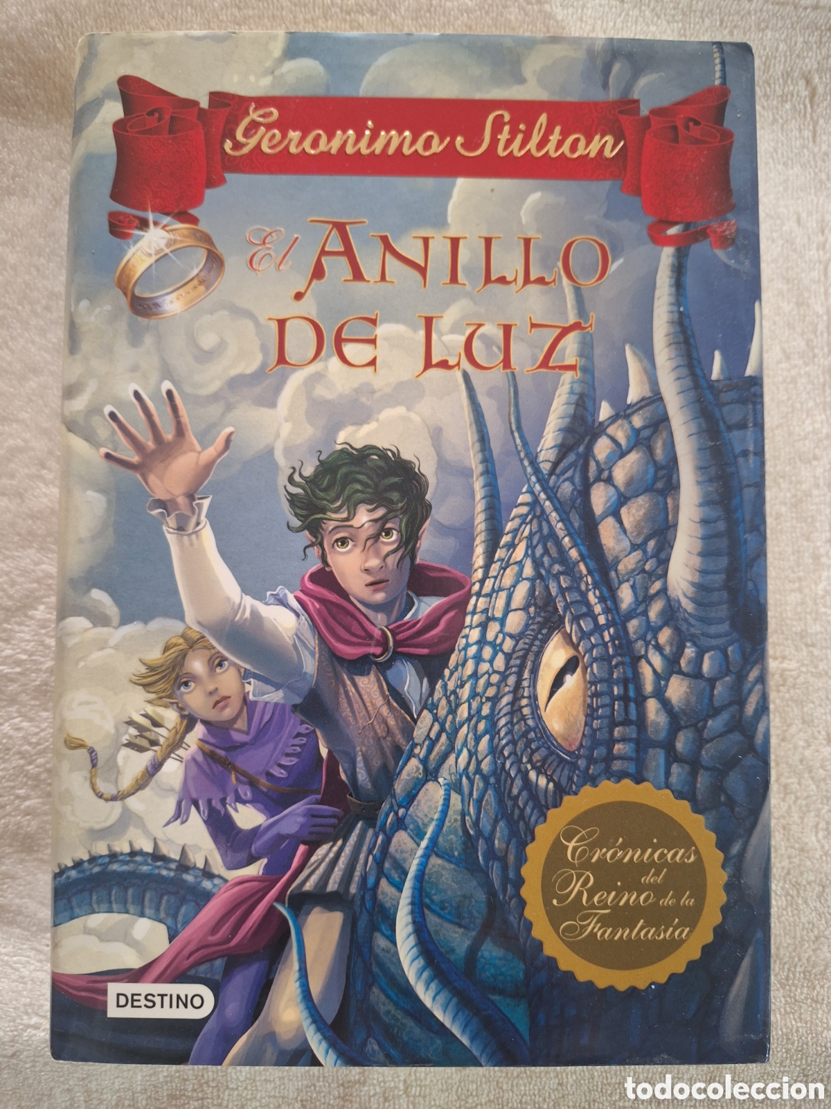 Libros de segunda mano: Libro &rdquo;El anillo de luz. Ger&oacute;nimo Stilton&rdquo; - Foto 1