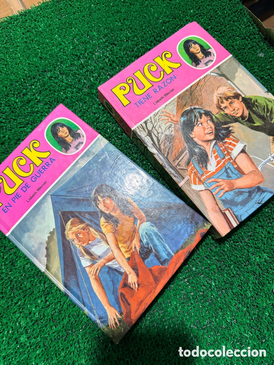 Libros de segunda mano: Lote 2 libros Puck en pie de guerra y Puck tiene raz&oacute;n