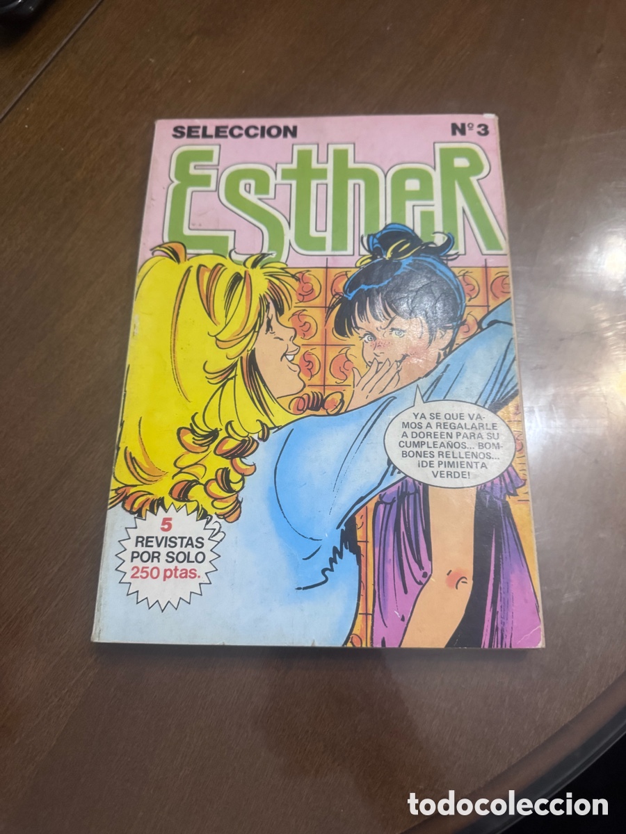 Libros de segunda mano: Revista c&oacute;mic Ester, con pegatinas nuevas y p&oacute;ster kevin bacon