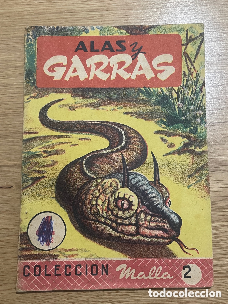 Second hand books: Alas y garras. Colecci&oacute;n Malla. Boris Bureva Ediciones. A&ntilde;os 50.