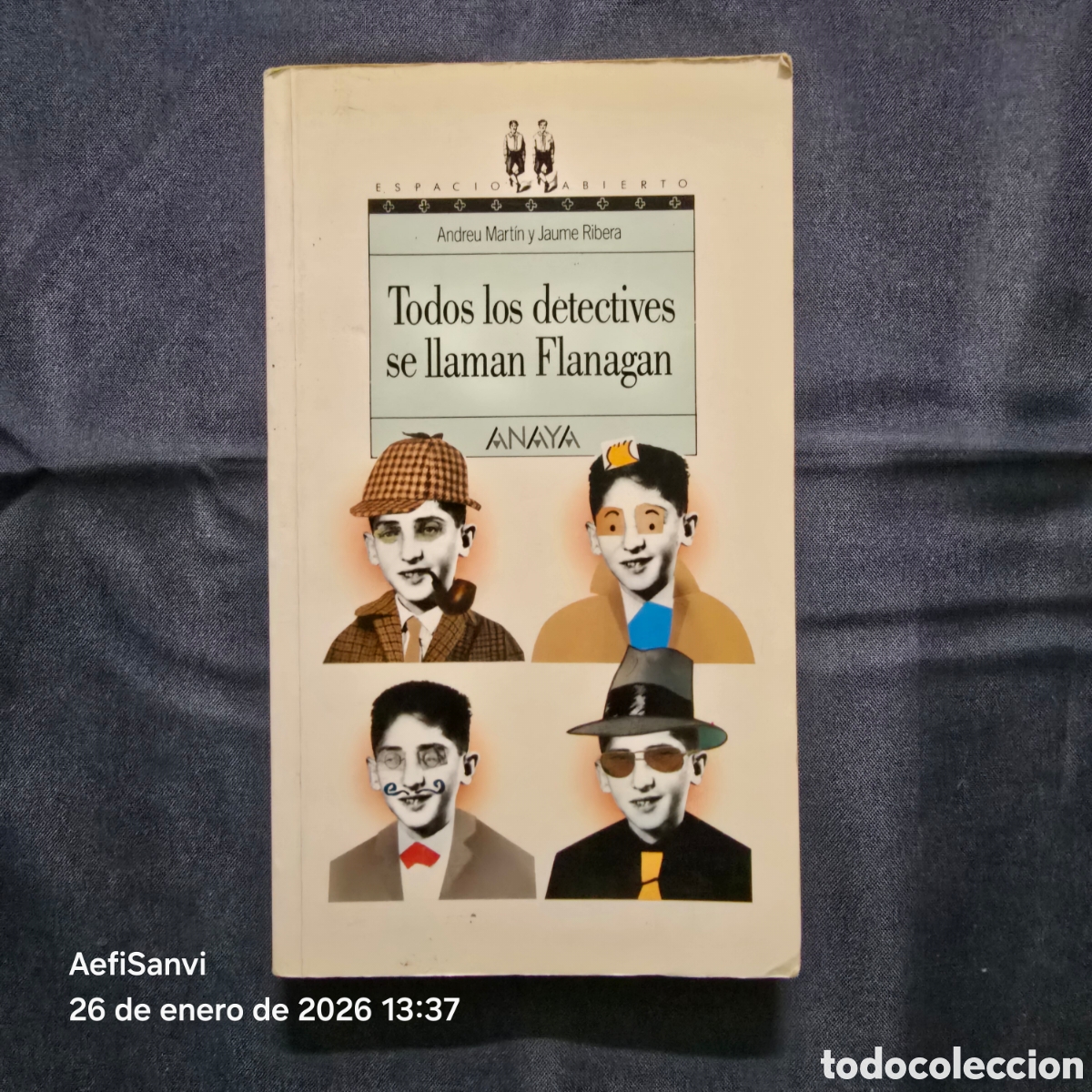 Gebrauchte B&uuml;cher: TODOS LOS DETECTIVES SE LLAMAN FLANAGAN (ANDREU MART&Iacute;N Y JAUME RIBERA) (ESPACIO ABIERTO, ANAYA)